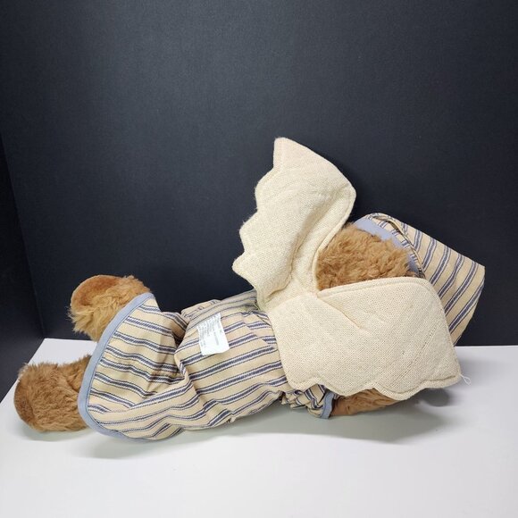 ABC Distributing Sleeping Teddy Bear Angel Plush 11'' Stuffed Animal Soft Toy - Picture 4 of 7